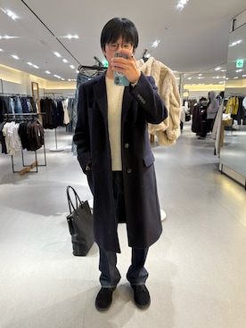 「DRIES VAN NOTEN（ドリスヴァンノッテン）のアイテム」を使った、Daisuke Aさん（メンズ・168cm）の冬コーディネート