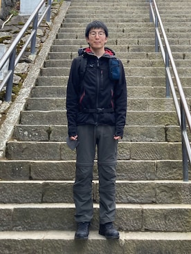 「アイテム（カーゴパンツ、ブラウン系）」を使った、Daisuke Aさん（メンズ・168cm）の秋コーディネート