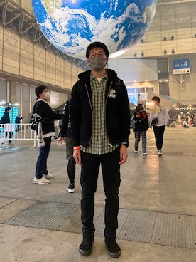 「Undercoverism（アンダーカバイズム）のアイテム（パンツ）」を使った、Daisuke Aさん（メンズ・168cm）の冬コーディネート