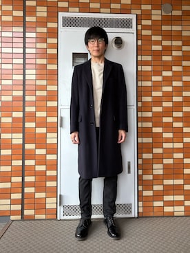 「DRIES VAN NOTEN（ドリスヴァンノッテン）のアイテム」を使った、Daisuke Aさん（メンズ・168cm）の冬コーディネート