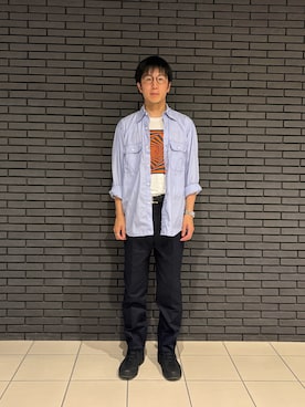 「DRIES VAN NOTEN（ドリスヴァンノッテン）のアイテム」を使った、Daisuke Aさん（メンズ・168cm）の秋コーディネート