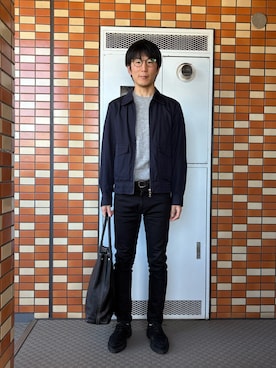 「アイテム（ジャケット/アウター）」を使った、Daisuke Aさん（メンズ・168cm）の冬コーディネート