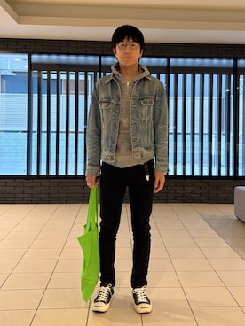 「CELINE（セリーヌ）のアイテム」を使った、Daisuke Aさん（メンズ・168cm）の春コーディネート