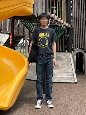 「CELINE（セリーヌ）のアイテム」を使った、Daisuke Aさん（メンズ・168cm）の夏コーディネート