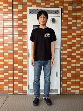 「アイテム（スリッポン）」を使った、Daisuke Aさん（メンズ・168cm）の秋コーディネート