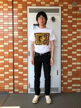 「BRAIN DEAD（ブレインデット）のアイテム」を使った、Daisuke Aさん（メンズ・168cm）の夏コーディネート