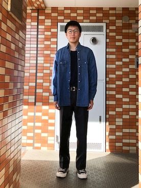 「エアコン対策」｜Daisuke Aさん（メンズ・168cm）の夏コーディネート