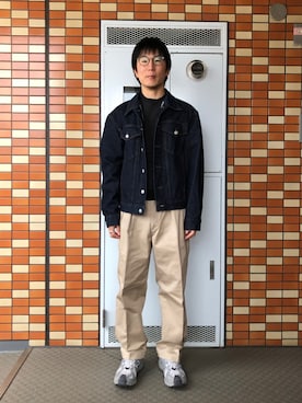 「DRIES VAN NOTEN（ドリスヴァンノッテン）のアイテム（ジャケット/アウター）」を使った、Daisuke Aさん（メンズ・168cm）の春コーディネート