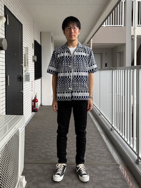 「Needles（ニードルス）のアイテム」を使った、Daisuke Aさん（メンズ・168cm）の秋コーディネート