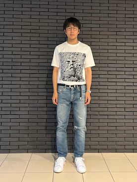 「LOEWE（ロエベ）のアイテム」を使った、Daisuke Aさん（メンズ・168cm）の夏コーディネート