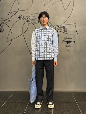「CONVERSE ADDICT（コンバースアディクト）のアイテム」を使った、Daisuke Aさん（メンズ・168cm）の夏コーディネート