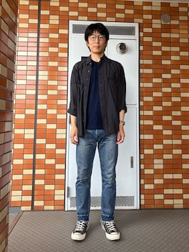「CELINE（セリーヌ）のアイテム」を使った、Daisuke Aさん（メンズ・168cm）の夏コーディネート