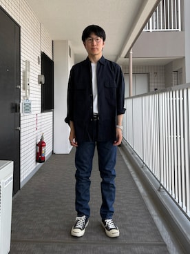 「Steven Alan（スティーブンアラン）のアイテム」を使った、Daisuke Aさん（メンズ・168cm）の春コーディネート