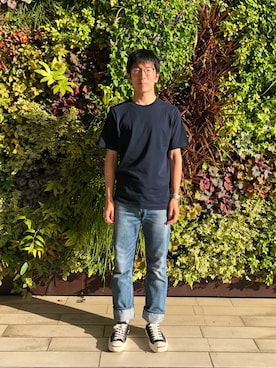 「ボタニカル」｜「アイテム（アナログ腕時計）」を使った、Daisuke Aさん（メンズ・168cm）の秋コーディネート