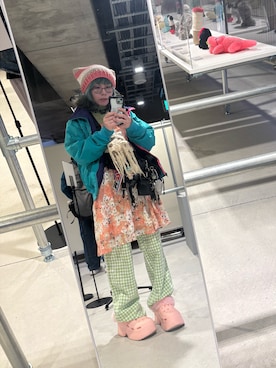 「アイテム（マウンテンパーカー）」を使った、mmst_さん（レディース・147cm）の秋コーディネート