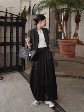 「ITTI（イッチ）のアイテム」を使った、MARIKOさん（レディース・168cm）の春コーディネート