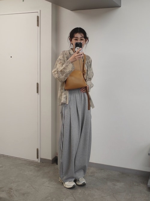 24SS ＜6(ROKU)＞ジャカード ニット シャツ 6（ロク）の「＜6(ROKU)＞ジャカード ニット シャツ（シャツ