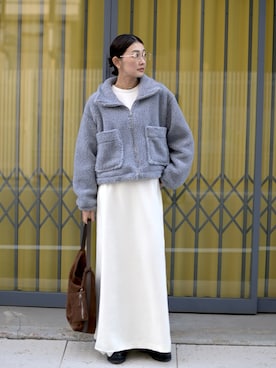 「Marient（マリエント）のアイテム」を使った、MARIKOさん（レディース・168cm）の冬コーディネート