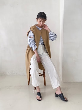 MARIKOさん（レディース・168cm）の春コーディネート