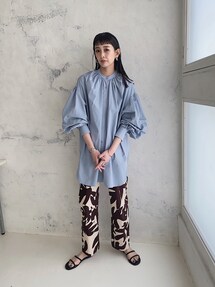＜6(ROKU)＞LEAF PRINT PANTS/パンツ 38サイズ 6（ロク）の「＜6(ROKU)＞LEAF PRINT PANTS/パンツ（その他