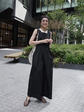 「アイテム（ヘアバンド）」を使った、MARIKOさん（レディース・168cm）の秋コーディネート