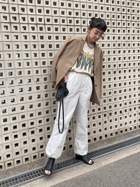 「JOSEPH STUDIO（ジョゼフストゥディオ）のアイテム」を使った、MARIKOさん（レディース・168cm）の春コーディネート