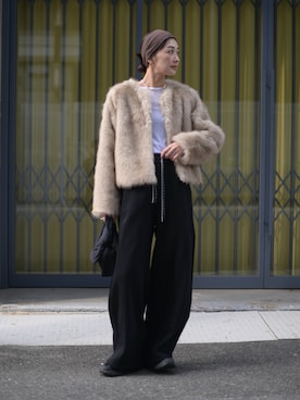 MARIKOさん（レディース・168cm）の冬コーディネート