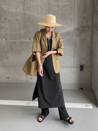 6（ロク）の「＜6(ROKU)＞RAYON COTTON SHORT SLEEVE JACKET