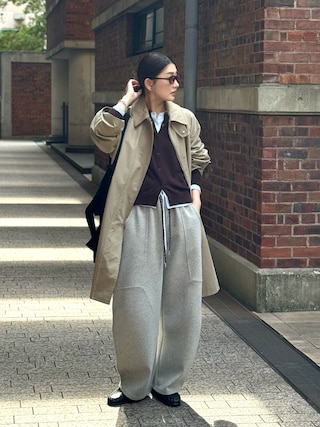 「ITTI(イッチ)のMARY INSIDE OUT TOTE - L / CERATO BRIGHT(トートバッグ)」を使った、MARIKOさん(レディース・168cm)の春コーディネート