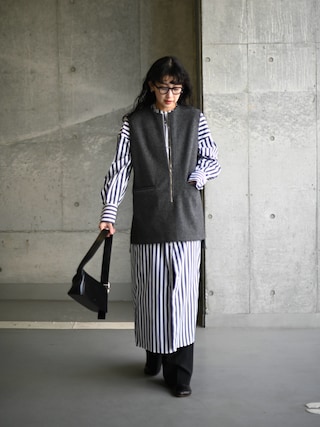Marient（マリエント）の「ウールZIPベスト（ベスト）」 - WEAR