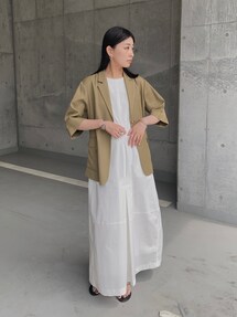 6（ロク）の「＜6(ROKU)＞RAYON COTTON SHORT SLEEVE JACKET
