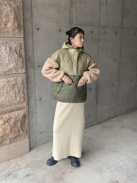 「ASTRAET（アストラット）のアイテム」を使った、MARIKOさん（レディース・168cm）の秋コーディネート