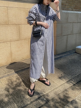 「Marient（マリエント）のアイテム（ワンピース/ドレス）」を使った、MARIKOさん（レディース・168cm）の夏コーディネート