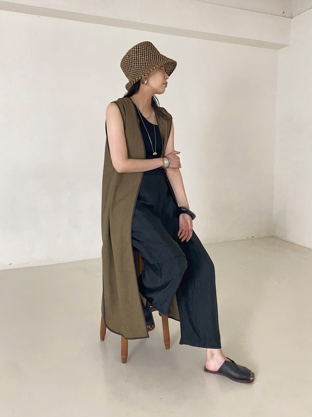 LE CIEL BLEU（ルシェルブルー）の「Random Rib Tank Top