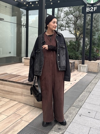 「OSOI（オソイ）のOSOI/オソイ FOLDER BROT ショルダーバッグ ハンドバック（ショルダーバッグ）」を使った、MARIKOさん（レディース・168cm）の秋コーディネート