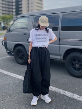 「amiacalva（アミアカルヴァ）のアイテム」を使った、MARIKOさん（レディース・168cm）の夏コーディネート