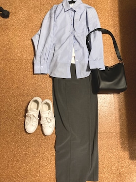 「ECRIRE（エクリール）のアイテム」を使った、みっすんさん（レディース・158cm）の冬コーディネート