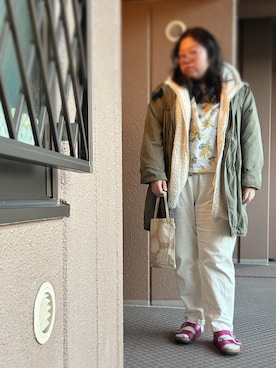 「アイテム（エコバッグ/サブバッグ）」を使った、アユミ - オンガクスさん（レディース・155cm）の冬コーディネート
