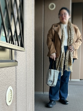 「アイテム（ライダースジャケット）」を使った、アユミ - オンガクスさん（レディース・155cm）の冬コーディネート