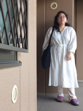 レギンス スパッツを使った サンダルに靴下 のレディース人気ファッションコーディネート Wear