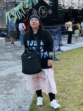 「アイテム（レインコート/ポンチョ）」を使った、アユミ - オンガクスさん（レディース・155cm）の秋コーディネート