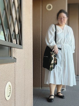 「UNIQLO（ユニクロ）のアイテム（ワンピース）」を使った、アユミ - オンガクスさん（レディース・155cm）の夏コーディネート