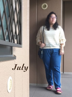 「plump（プランプ）のアイテム」を使った、アユミ - オンガクスさん（レディース・155cm）の夏コーディネート