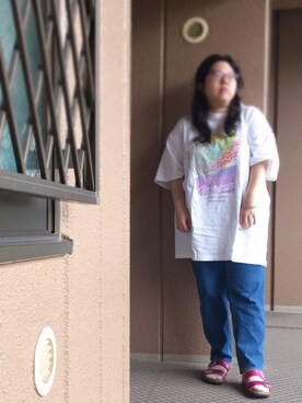 「plussize」｜アユミ - オンガクスさん（レディース・155cm）の夏コーディネート