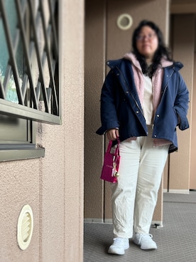 「アイテム（エコバッグ/サブバッグ）」を使った、アユミ - オンガクスさん（レディース・155cm）の冬コーディネート