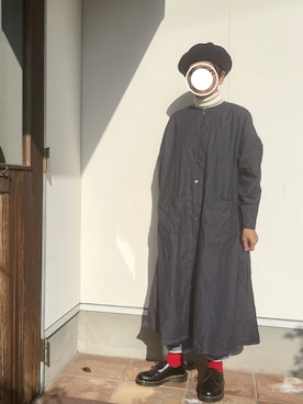 「アイテム（ワンピース/ドレス）」を使った、coccon◡̈*さん（レディース・157cm・40代）の秋コーディネート