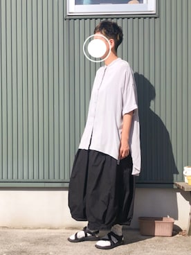 「アイテム（ワンピース/ドレス）」を使った、coccon◡̈*さん（レディース・157cm・40代）の夏コーディネート