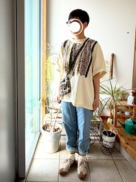 「BEAMS BOY（ビームスボーイ）のアイテム」を使った、coccon◡̈*さん（レディース・157cm）の春コーディネート