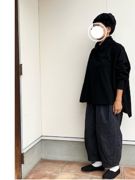 「Libra Cue（リブラ キュー）のアイテム（スウェット）」を使った、coccon◡̈*さん（レディース・157cm）の秋コーディネート