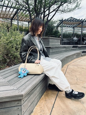 「ADD CULUMN（アドカラム）のアイテム」を使った、月さん（レディース・164cm）の春コーディネート